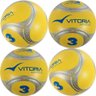Kit 4 Bolas Futebol De Campo Nº 3 Sub 12 Oficial Termotec Pu - Amarelo - 1