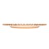 Prato Raso de Cristal Coração Âmbar Metalizado 28cm Lyor - 4