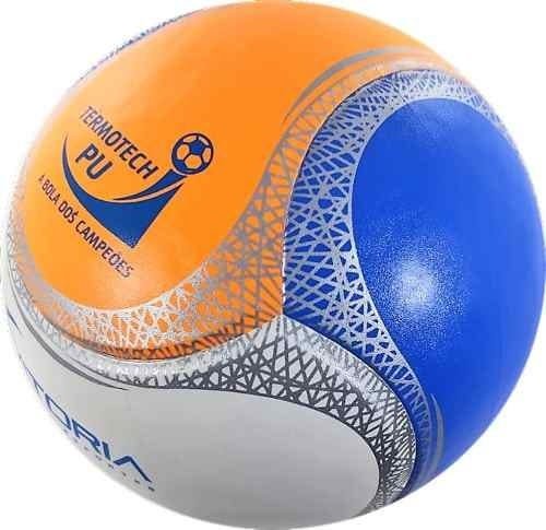 Kit 2 Bolas Futebol Sete / Society Oficial Termotec Pu - Azul - 2