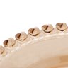 Prato Raso P/sobremesa Cristal Coração Âmbar Metalizado 20cm Lyor - 3