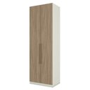 Ver imagem 1 de Guarda Roupa Modulado Predileto 2 Portas Areia/Jequitibá - Móveis Henn