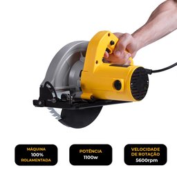 Serra Circular 1100w 127v Hw5020 Hawk - 3