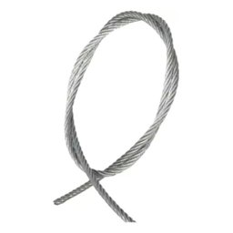 Cabo de Aço Alma Fibra Galv. 3/16 4.76mm 6x7 - 10 Metros - 2