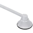 Ver imagem 1 de Chuveiro Ducha Fria Redondo 9cm Cromado + Suporte de Canto Porta Shampoo Branco + Veda Rosca