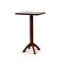 Ver imagem 2 de Conjunto Bistrô Mesa Quadrada Alta com 2 Banquetas de Madeira Lisboa Imbuia - Melhor Móvel