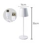 Luminária Abajur Milano 3w 3000k Recarregável e Dimerizavel Gaya Branco St2963 - 2