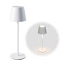 Luminária Abajur Milano 3w 3000k Recarregável e Dimerizavel Gaya Branco St2963 - 1