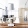 Luminária Abajur Milano 3w 3000k Recarregável e Dimerizavel Gaya Branco St2963 - 3