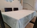 Ver imagem 5 de Kit Toalha de Mesa 4 Lugares Rendada Tnt + Toalha de Cristal - Branca 008