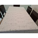 Ver imagem 6 de Kit Toalha de Mesa 4 Lugares Rendada Tnt + Toalha de Cristal - Branca 008