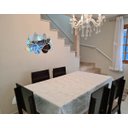 Ver imagem 3 de Kit Toalha de Mesa 4 Lugares Rendada Tnt + Toalha de Cristal - Branca 008