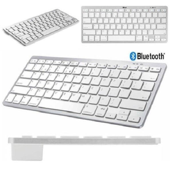 Teclado Slim Bluetooth Pc Tablet Bco - 2