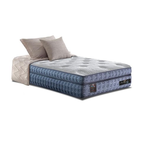 Colchão Solteiro CAMA INBOX Molas Ensacadas Euro Pillow 88x188x40 Cama inBox Supreme Confort Gel Living
