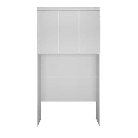 Modulado Aéreo Solteiro 3 Portas - Linea-branco - Móveis Novo Horizonte