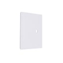 Ver imagem 3 de Placa 4x4 Com 1 Furo + Suporte Branco - Novara