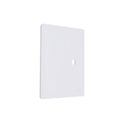 Placa 4x4 Com 1 Furo + Suporte Branco - Novara - 3