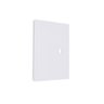 Placa 4x4 Com 1 Furo + Suporte Branco - Novara - 3