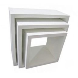 Kit com 3 Nichos em Mdp Branco - 2