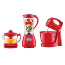 Ver imagem 1 de Conjunto Batedeira Convencional Mondial Kt-201-R 3,6L 400W Vermelho 110V