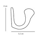 Ver imagem 2 de Cabide Decorativo de Cerâmica e Metal Ta-21512