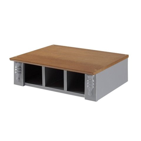 Armário de Cozinha Garrafeiro M550619 MDF 48,5cm Cinza Linz Móveis