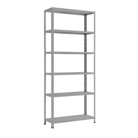 Prateleira Armário Estante Aço Reforçada 6 Bandejas 60 Cm:cinza