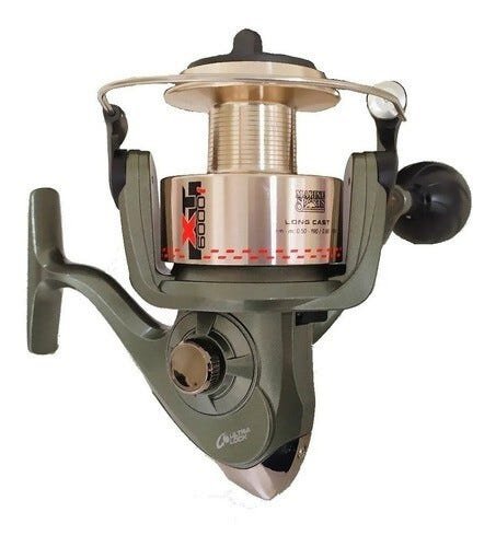 Molinete Pesca Pesada Marine Sports Xt- 6000 Carretel Extra - Dourado-escuro - 1