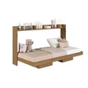 Ver imagem 5 de Cama Infantil Juvenil Solteriro Articulável Horizontal 80 Hanover Marrom/Mel