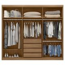 Ver imagem 6 de Guarda Roupa Casal Ambiente Dalila 32411 Amendola Off White Flex - Demóbile