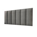 Ver imagem 2 de Painel Cama Box Fantasy Queen 160 Tecido Suede Cor Cinza - Comprar Móveis em Casa