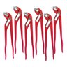 Kit 6 Alicate Bomba D'água 12" Gedore Red Abertura 42mm Ajuste Tubo Conexões Porcas - 1