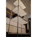 Ver imagem 3 de Estante Aço 5 Prateleiras Cromada Aramada 180 Cm com Forros