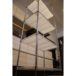 Estante Aço 5 Prateleiras Cromada Aramada 180 Cm com Forros - 3
