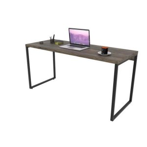 Mesa para Escritório Industrial Kuadra Me150 Carvalho Dark - Compace