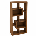 Ver imagem 2 de Estante Livreiro Multiuso Aberta com Nichos Amêndoa/Marrom - Tecnomobili