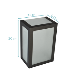 Arandela De Aluminio E27 Bivolt Preto Rioprelustres 6213 Arandela 6213 - 3