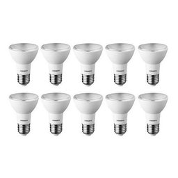 Kit 10 Lâmpadas Led Par 20 7w 3000k Bivolt E27 Lorenzetti - 3000K - 110V/220V - 2 Kit 10 Lâmpadas Led Par 20 7w 3000k Bivolt E27 Lorenzetti - 3000K - 110V/220V - 2