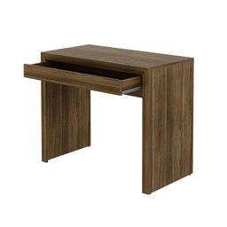 Escrivaninha Mesa para Notebook 90cm 1 Gaveta Me4107 Tecno Mobili - Nogal - 5