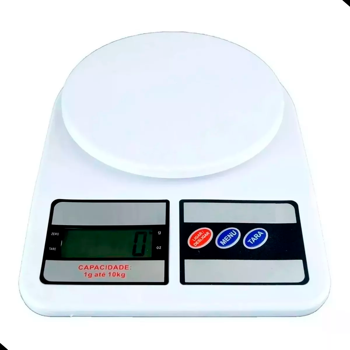 10kg Balança Digital de Precisão Cozinha: Azul - 2