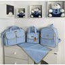 Kit Bolsa Bebê Saída Maternidade Com Mochila Menina/menino - Azul-bebê - 1