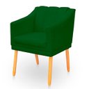 Ver imagem 5 de Kit com 2 Cadeiras Poltrona para Sala Moderna e Confortável Mila Suede