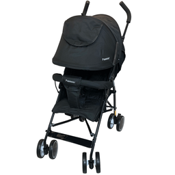 Carrinho de Bebe Passeio Guarda Chuva Passear Baby Alfa Preto - 1