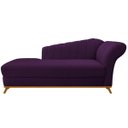 Ver imagem 2 de Kit Diva Recamier Vanessa 140cm Lado Esquerdo e 02 Poltronas Laura Suede - Doce Sonho Móveis RECAMIE