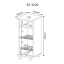Ver imagem 5 de Balcão Fruteira Para Cozinha Bf3206 Branco Branco