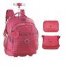 Kit Mochila Lancheira Estojo Reb Bonbon Rb2039 - Rosa - 1
