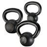 Kit Kettlebell 4kg + 8kg + 12 Kg (1 Un De Cada Peso) - Preto - 1