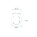 Ver imagem 3 de Assento Sanitário Poliéster Kadet Branco - Agnes.T