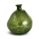 Ver imagem 1 de Garrafa Decorativa de Vidro Orgânica Verde 26cm | Decoração Formosinha