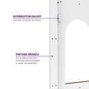 Ver imagem 5 de Janela com LED para Cama Casinha Aria Casatema MadeiraOriginals Branco/Nogueira