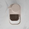 Dispenser De Detergente 650ml Organizador De Pia Porta Detergente E Esponja Bege OU - 7